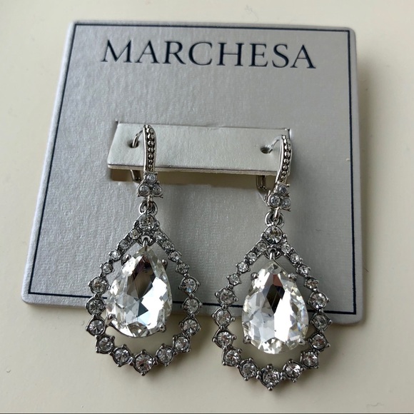 Marchesa Jewelry - Marchesa ✨ Crystal Drop Earrings NWT